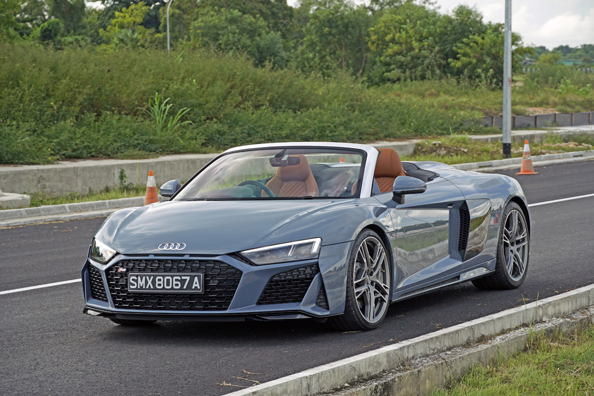 2021 Audi R8 Spyder Rwd Review Old Time Rock N Roll Carbuyer Singapore