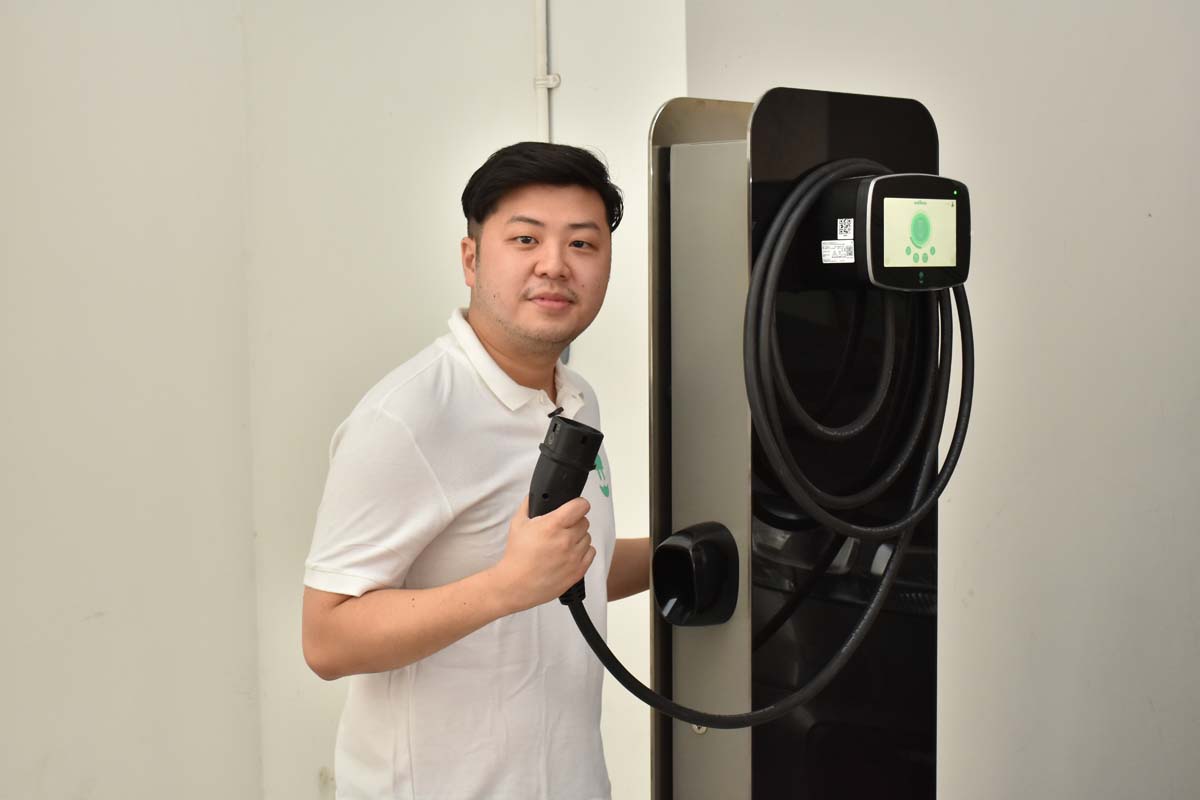 Interwell Wallbox Commander2 EV charger in Singapore